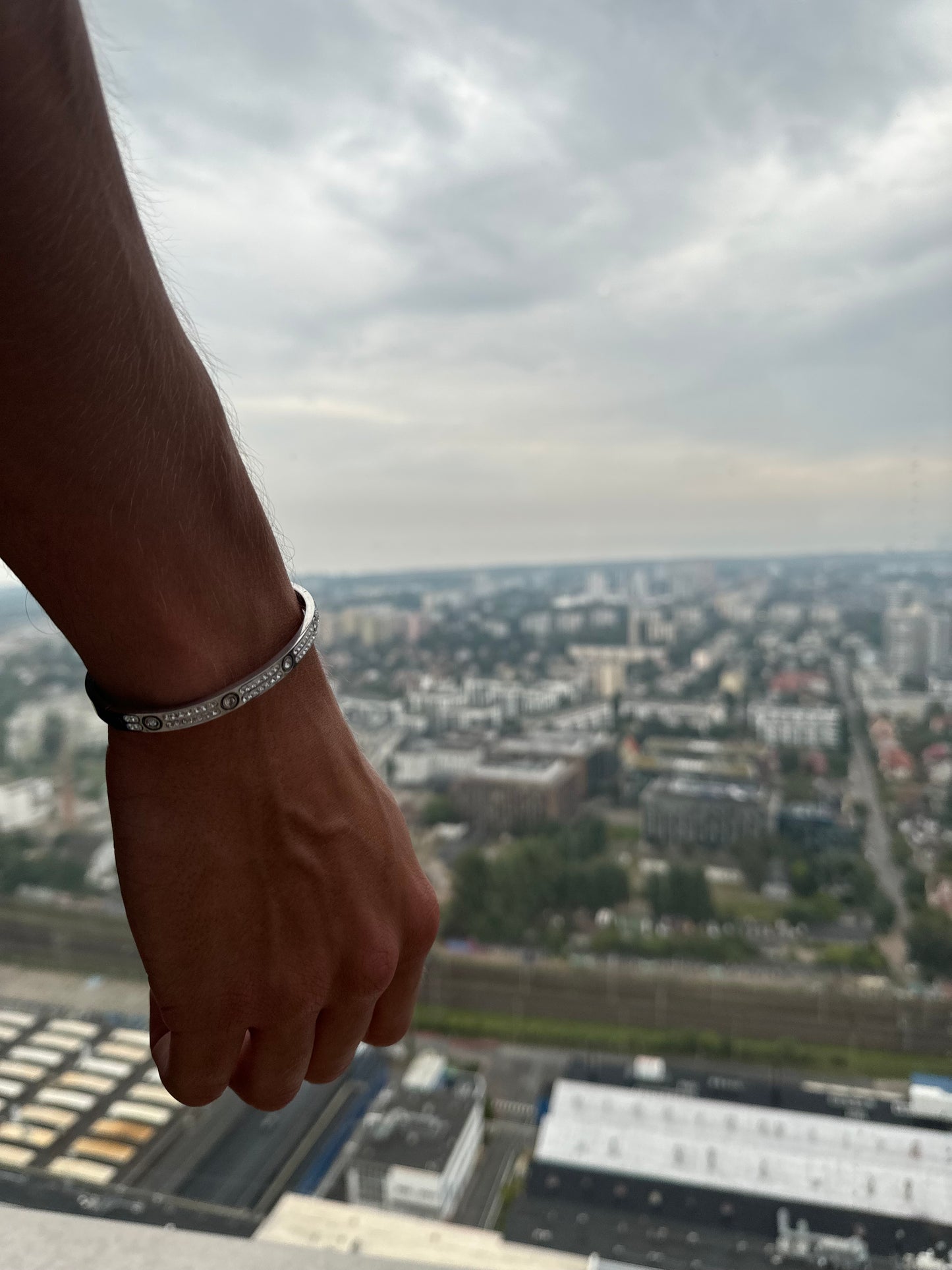 Iced Out Lock Bracelet